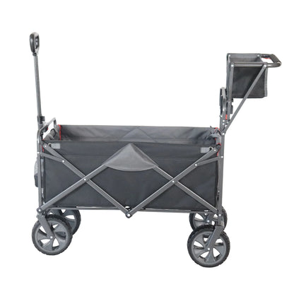 MAC Sports Deluxe Push-Pull Folding Wagon with Brakes
