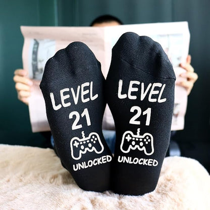 Jeasona Gaming Birthday Socks for 21 Year Old