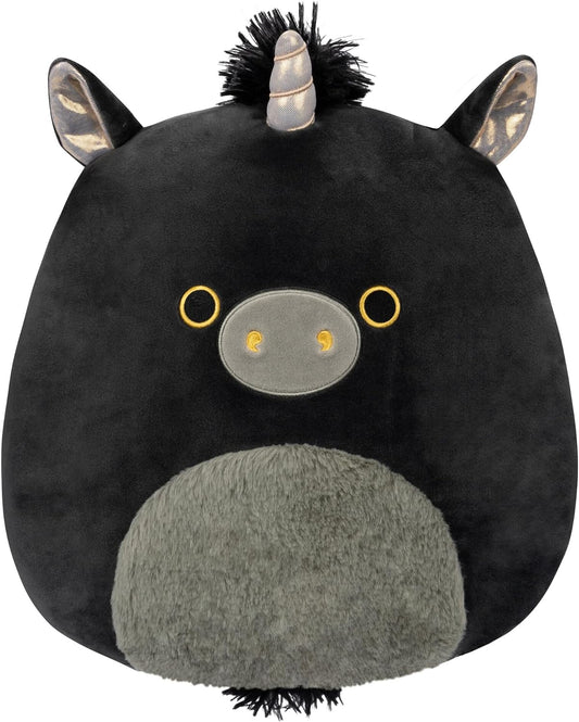 Squishmallows Nicolita the Black Unicorn 12" Stuffed Plush