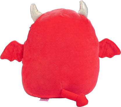 Squishmallows Karlie the Devil Bat Winking Eye with Gold Shimmering Horns & Wings 12" 2023 Halloween Collection Stuffed Plush - walk-of-famesports