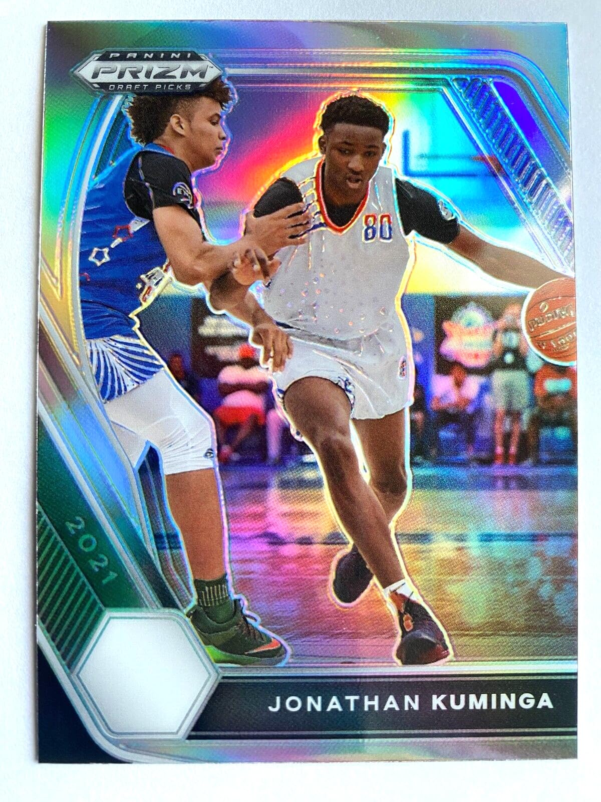 2021-22 Panini Prizm Draft Pick Jonathan Kuminga  Silver Prizms #5 NBA G League