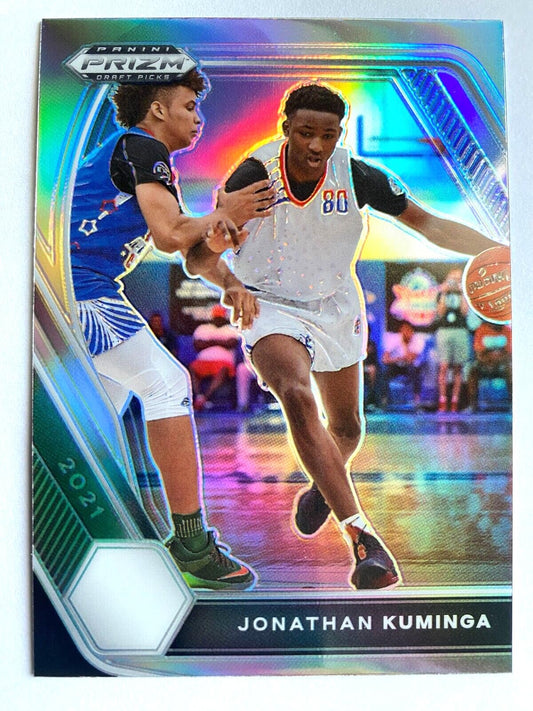 2021-22 Panini Prizm Draft Pick Jonathan Kuminga  Silver Prizms #5 NBA G League