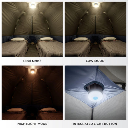 CORE 6-Person Lighted Dome Tent - Open Box
