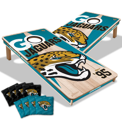 YouTheFan Jacksonville Jaguars Official-Size Cornhole Set