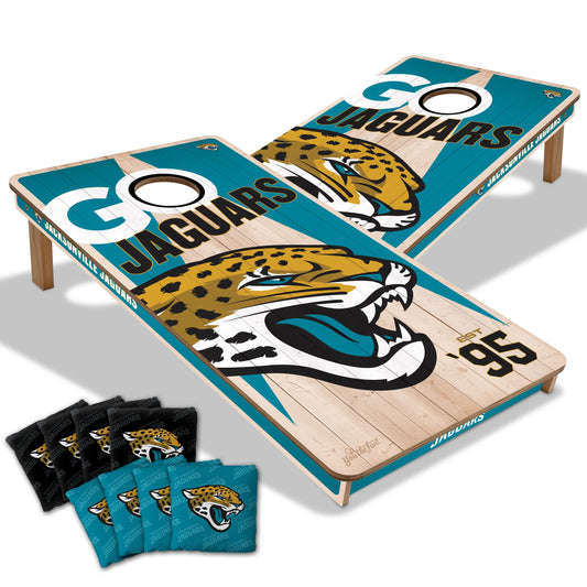 YouTheFan Jacksonville Jaguars Official-Size Cornhole Set