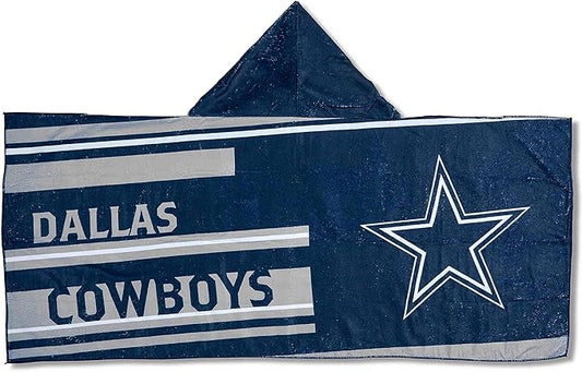 Dallas Cowboys Juvy Hooded Towel 22"x51"