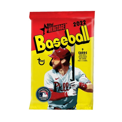 2022 Topps Heritage Baseball Trading Cards Blaster Box