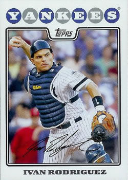 2008 Topps Update Highlight Ivan RodriguezÂ #UH312 New York Yankees