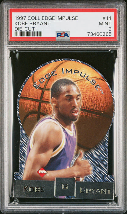 1997 Collector's Edge Impulse Kobe Bryant #39 Die-Cut PSA 9 - LOW POP