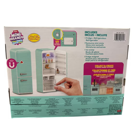 Mini Brands Fill the Fridge Series 1 Playset with 3 Capsules