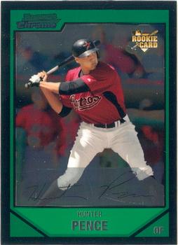 2007 Bowman Draft Picks & Prospects #BDP25 - Hunter Pence - Houston Astros