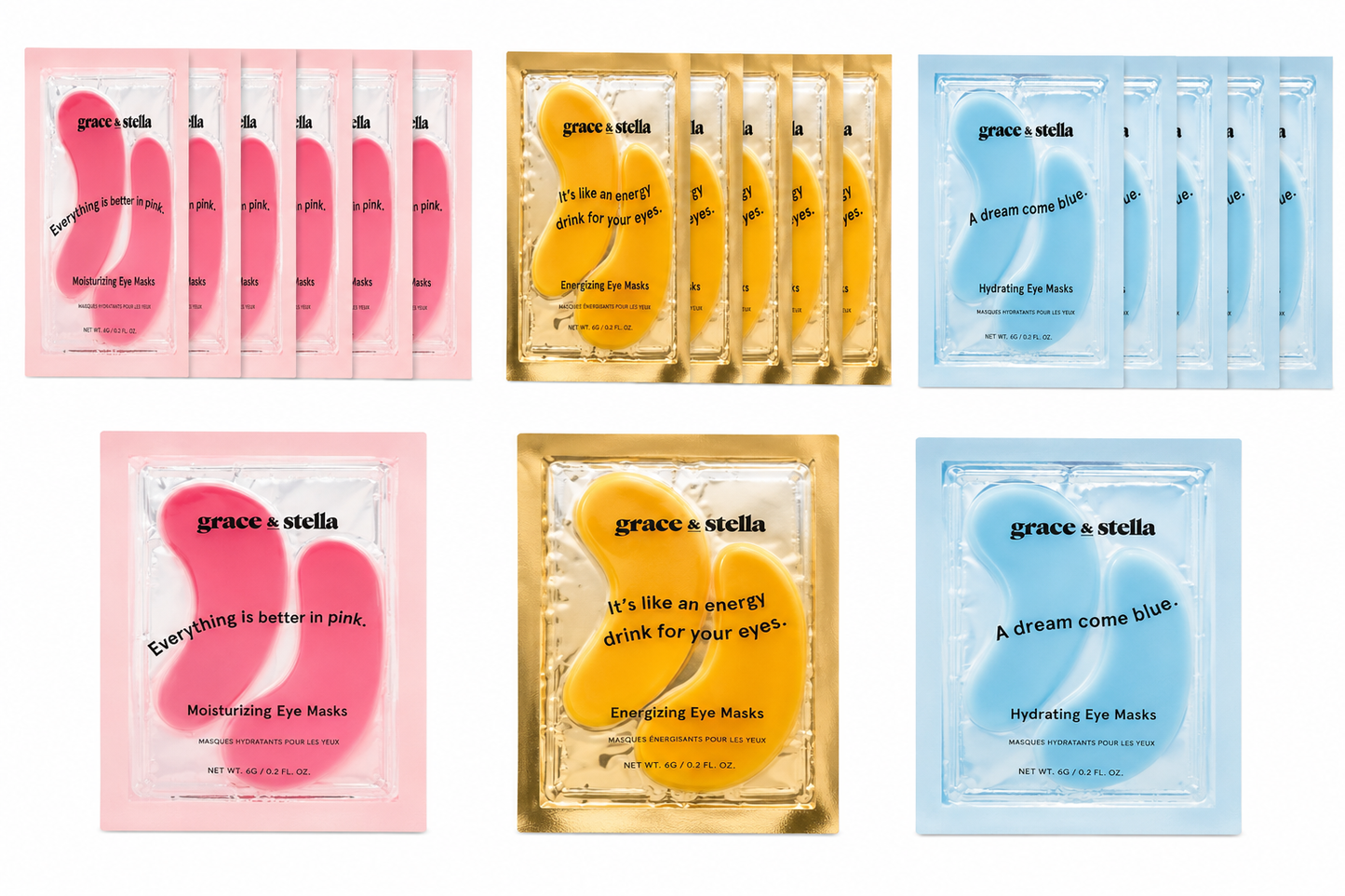 Grace & Stella Under Eye Masks, Under Eye Patches 24 Pack