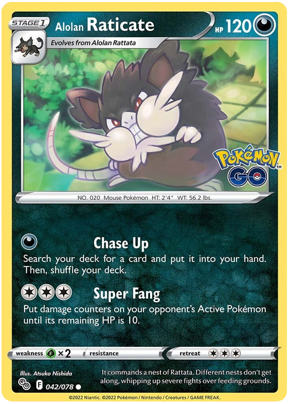Sword and Shield Pokemon Go 42  Alolan Raticate