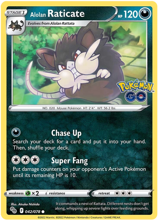 Sword and Shield Pokemon Go 42  Alolan Raticate