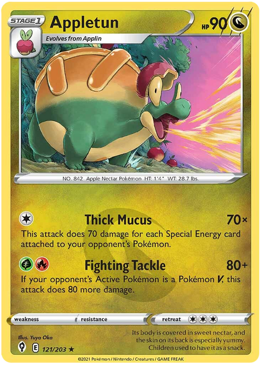 Sword and Shield Evolving Skies 121  Appletun