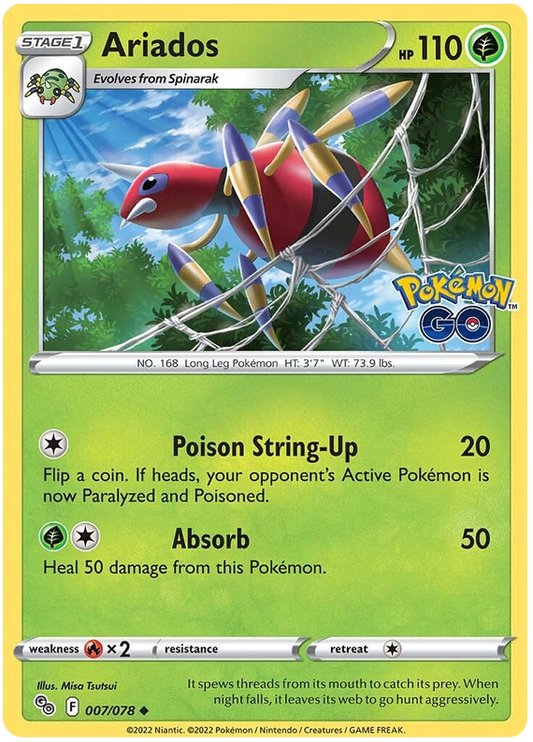 Sword and Shield Pokemon Go 07  Ariados