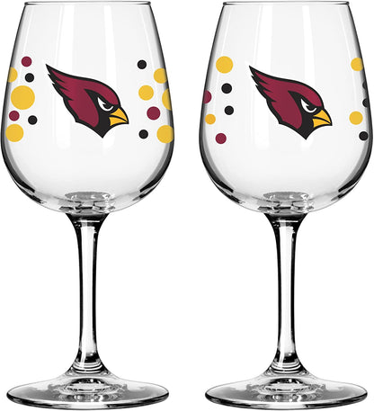 NFL Teams Wine Glass - Assorted Team & Style Choose your
