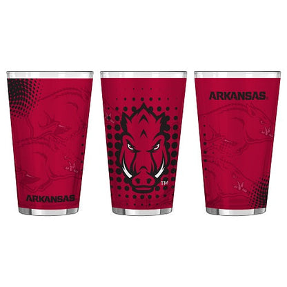 NCAA Teams 16 oz Pint Glass - Assorted Team & Style Choose your