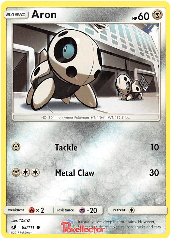 Sun and Moon Crimson Invasion - 065 Aron