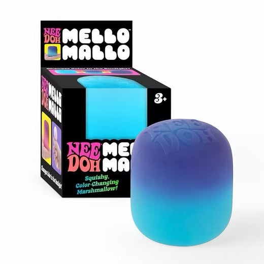 NeeDoh Mello Mallo Color-Changing Marshmallow Sensory Squish Toy - Blue/Purple