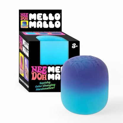 NeeDoh Mello Mallo Color-Changing Marshmallow Sensory Squish Toy - Blue/Purple