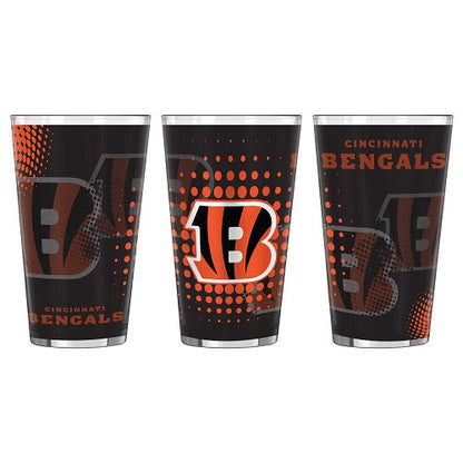 NFL Teams 16 oz Pint Glass - Assorted Team & Style Choose your