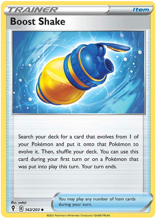 Sword and Shield Evolving Skies 142  Boost Shake