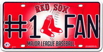 MLB Team License Plate Assorted Team & Style Choose Your
