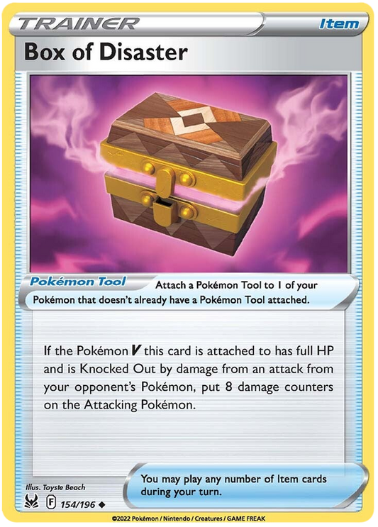 Sword and Shield Lost Origin 154  Box of Disaster