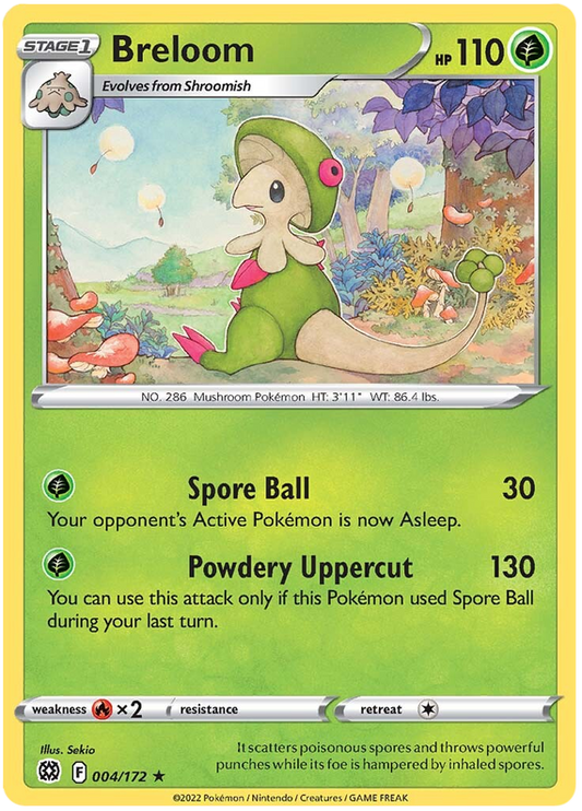 Sword and Shield Brilliant Stars 004  Breloom