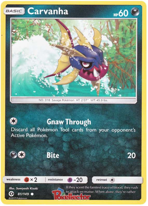 Sun and Moon Sun & Moon - 081 Carvanha