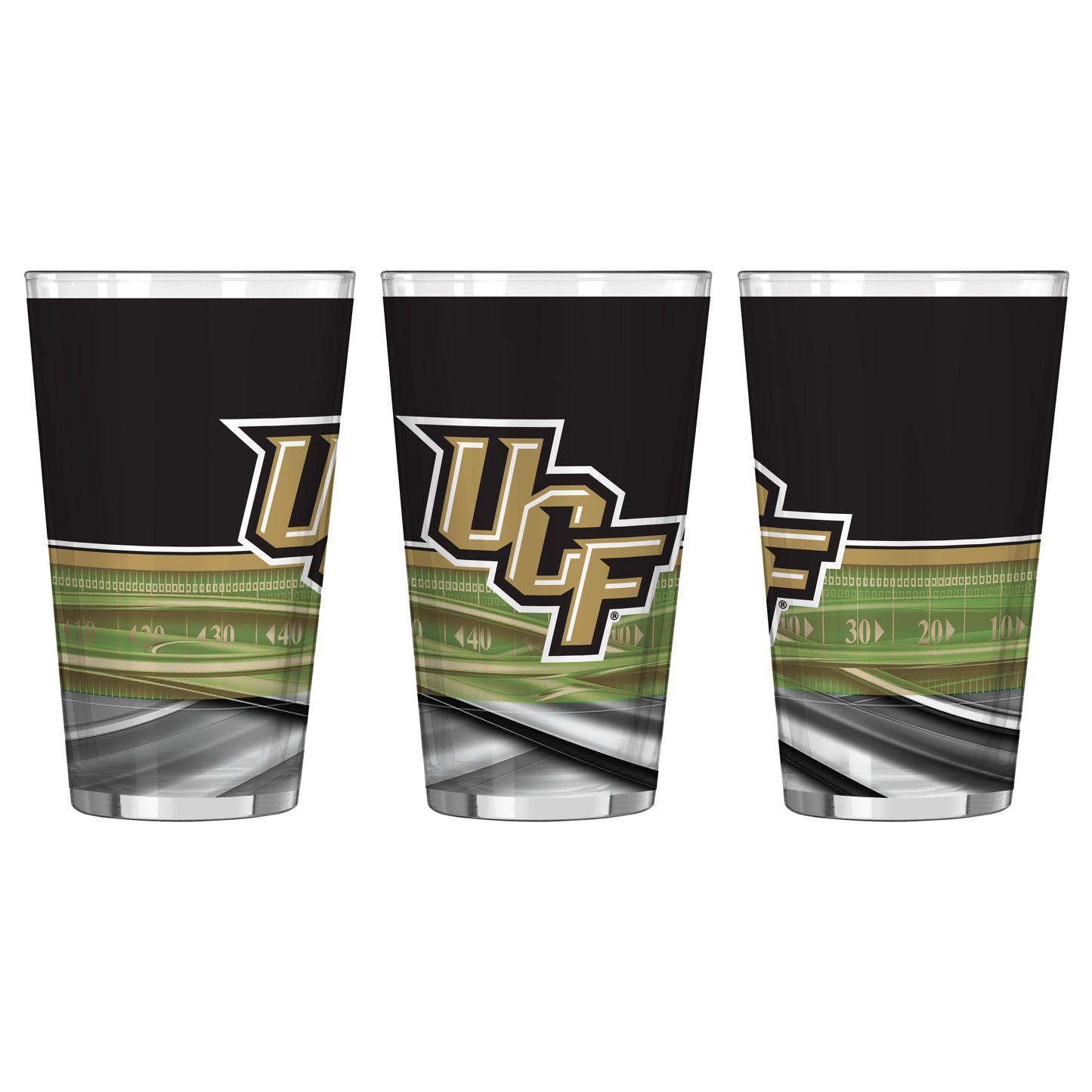 NCAA Teams 16 oz Pint Glass - Assorted Team & Style Choose your