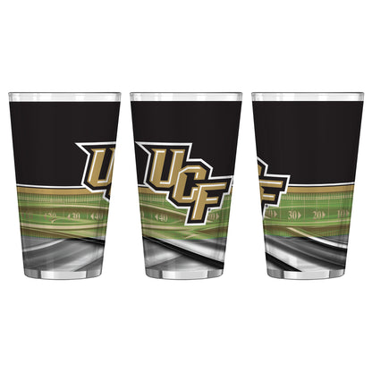 NCAA Teams 16 oz Pint Glass - Assorted Team & Style Choose your