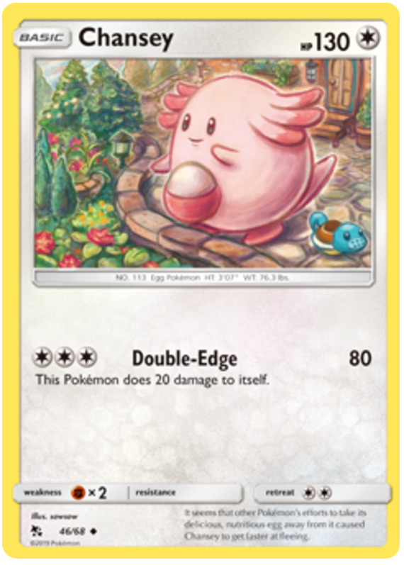 Sun and Moon Hidden Fates - 046 Chansey