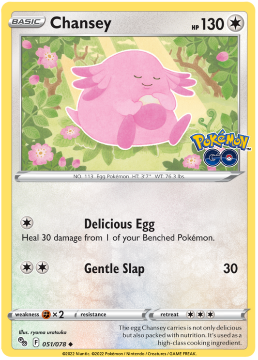 Sword and Shield Pokemon Go 51  Chansey