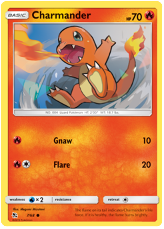 Sun and Moon Hidden Fates - 007 Charmander