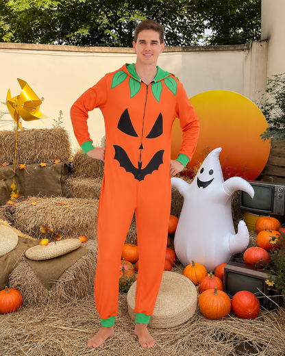 Men's Halloween Costume Pajamas Adult Onesie Size Large