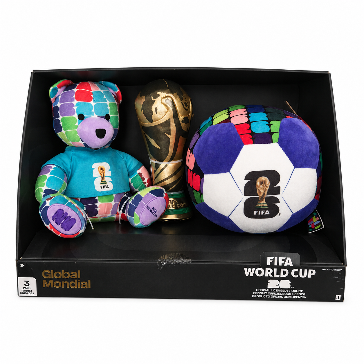 FIFA World Cup 26 Mascot 8-Inch Plush, 3-Pack - Open Box
