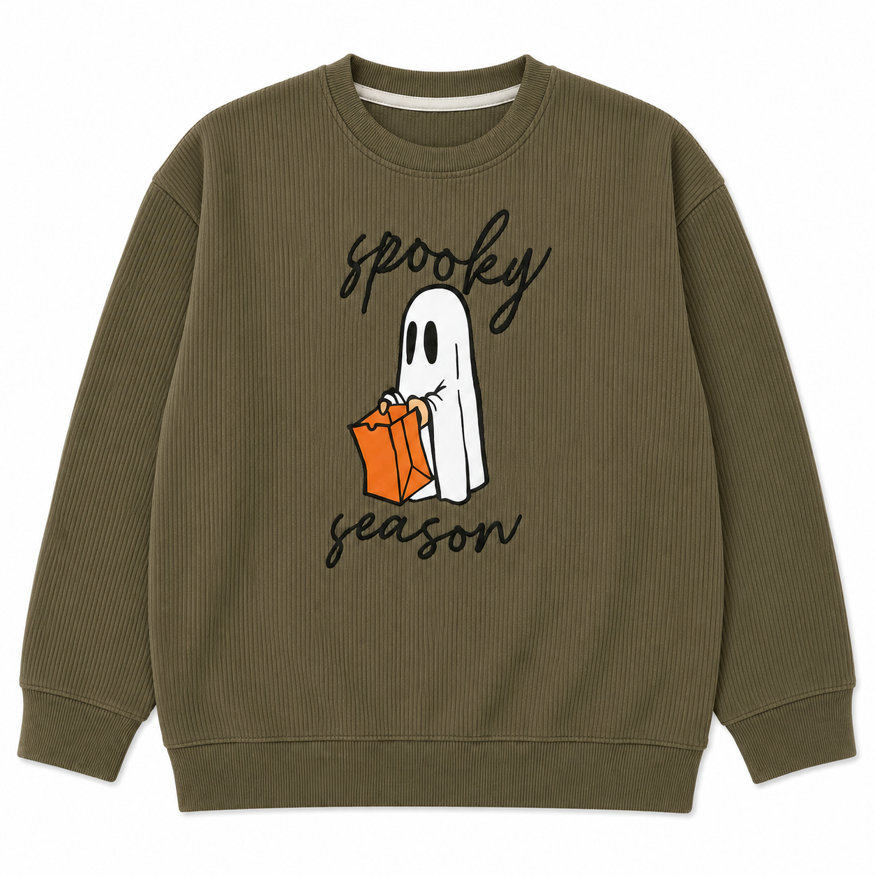 Women's Halloween Spooky Season Sweatshirt Size Large