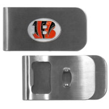 Load image into Gallery viewer, NFL Team Money Clip Bottle Opener - Assorted Teams Choose Your
