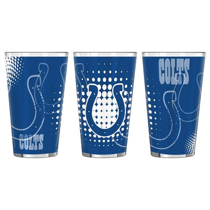 NFL Teams 16 oz Pint Glass - Assorted Team & Style Choose your