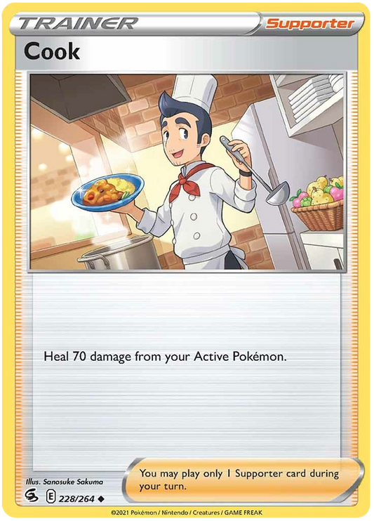 Sword and Shield Fusion Strike 228  Cook