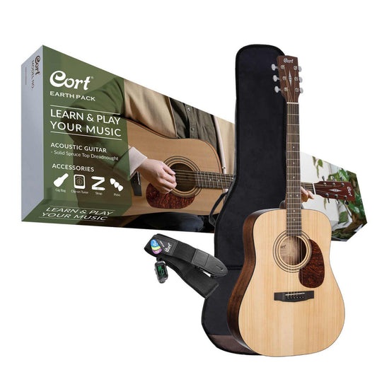 Cort Earth Pack Acoustic Guitar Bundle - image 1