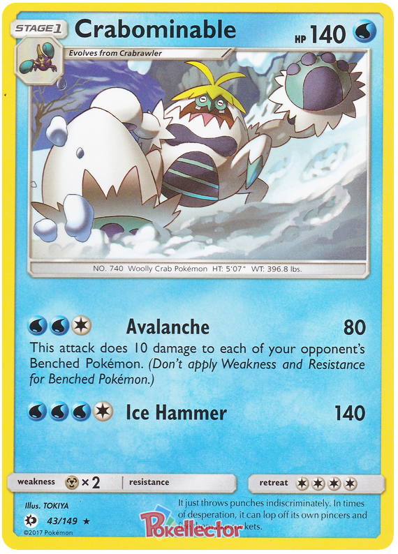 Sun and Moon Sun & Moon - 043 Crabominable