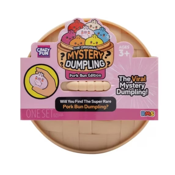 Crazy Fun Mystery Dumpling Pork Bun Edition Stress Ball