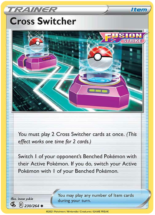Sword and Shield Fusion Strike 230  Cross Switcher