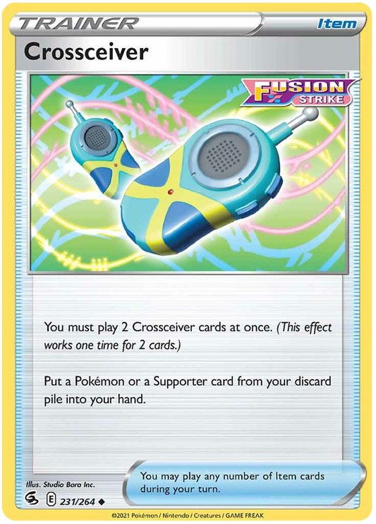 Sword and Shield Fusion Strike 231  Crossceiver