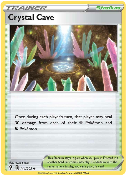 Sword and Shield Evolving Skies 144  Crystal Cave