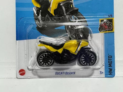 2023 Hot Wheels Ducati Desert X (Yellow) HW Moto 1/5, 67/250 New for 2023