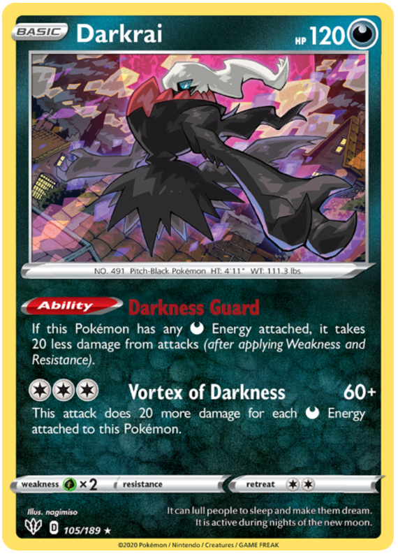 Pokemon Sword and Shield Darkness Ablaze #77-139 Choose Yours